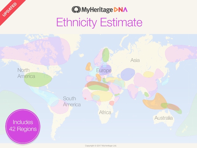 Genealogy author and educator Thomas MacEntee reviews the new MyHeritage DNA Ethnicity Estimate experience - are the results what he expected?