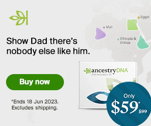 More original than one of Dad’s ‘signature’ ties. “Give the world’s greatest Dad our best DNA experience yet. Now with greater details and new features, Dad can get a richer view of his story and discover what he’s made of.” Get the world’s most popular DNA test kit and pay just $59*! Sale valid through Sunday, June 18th. VIEW DETAILS