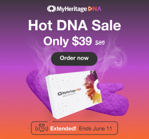 Are you ready to gain new insights into your family’s origins? MyHeritage’s Hot DNA Sale is the perfect opportunity to get started! Just $39 USD plus FREE SHIPPING!